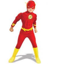 Costume Enfant - The Flash Avec Muscle - Party Shop