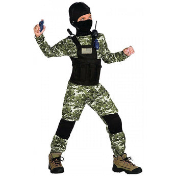Costume Enfants - Force Armée Navale Camouflage - Party Shop