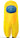 studio Halloween - Costume Gonflable Adulte - Suspect Jaune Among Us - Party Shop