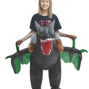 Costume Gonflable Enfant - Chevauchez Un Dragon - Party Shop