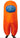 studio Halloween - Costume Gonflable Enfant - Imposteur Orange Among Us - Party Shop