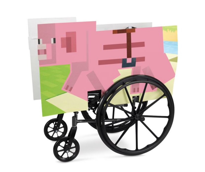 Costume Pour Chaise Adaptative - Minecraft - Party Shop