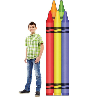 Crayons À Colorier Grandeur Nature - Party Shop