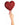 RUBIES - Décoration Jumbo Avec Bâton - Coeur - Party Shop