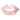 Amscan - Décoration Miroir Rose Gold - Lèvre - Party Shop
