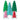 Amscan - Décoration Pour Table (5) - Sapin De Papier - Party Shop