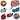 Amscan - Décoration Vinyle 8 3/4"W X 9 1/2"H (2) - Marvel Avengers - Party Shop