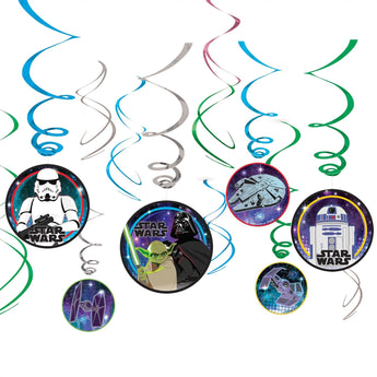 Décorations Supendues (12) - Star Wars - Galaxy D'Aventure - Party Shop