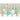 Amscan - Décorations Suspendues (12) - "Love" Turquoise - Party Shop