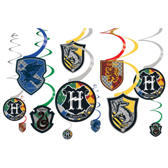 Decorations Suspendues En Spirales (12) - Harry Potter - Party Shop