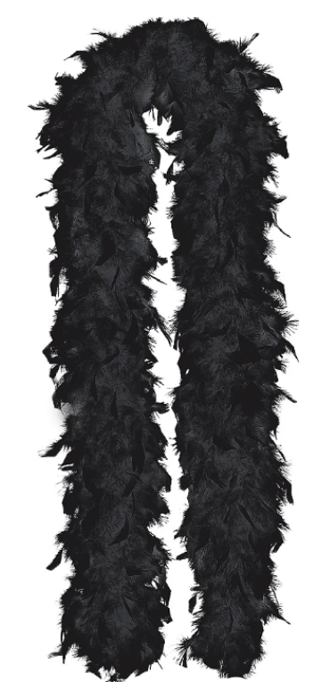 Underwraps - Deluxe feather boa 45g costume accessory. Lightweight and elegant feather boa perfect for Halloween, 1920s Charleston, cabaret, carnival and cosplay. - Party shop