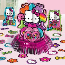 Ensemble De Décorations Pour Table - Hello Kitty - Party Shop