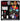 Festive Colossal makeup kit with 12-color tray, crayons, fake blood, glitter gel, and applicators – perfect for Halloween or cosplay looks - FunWorld - Party Shop