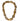 underwraps - Gold Hip Hop Chain – Bling bling rapper necklace costume accessory for Halloween, carnival, 80s 90s themed parties and streetwear cosplay- Party Shop