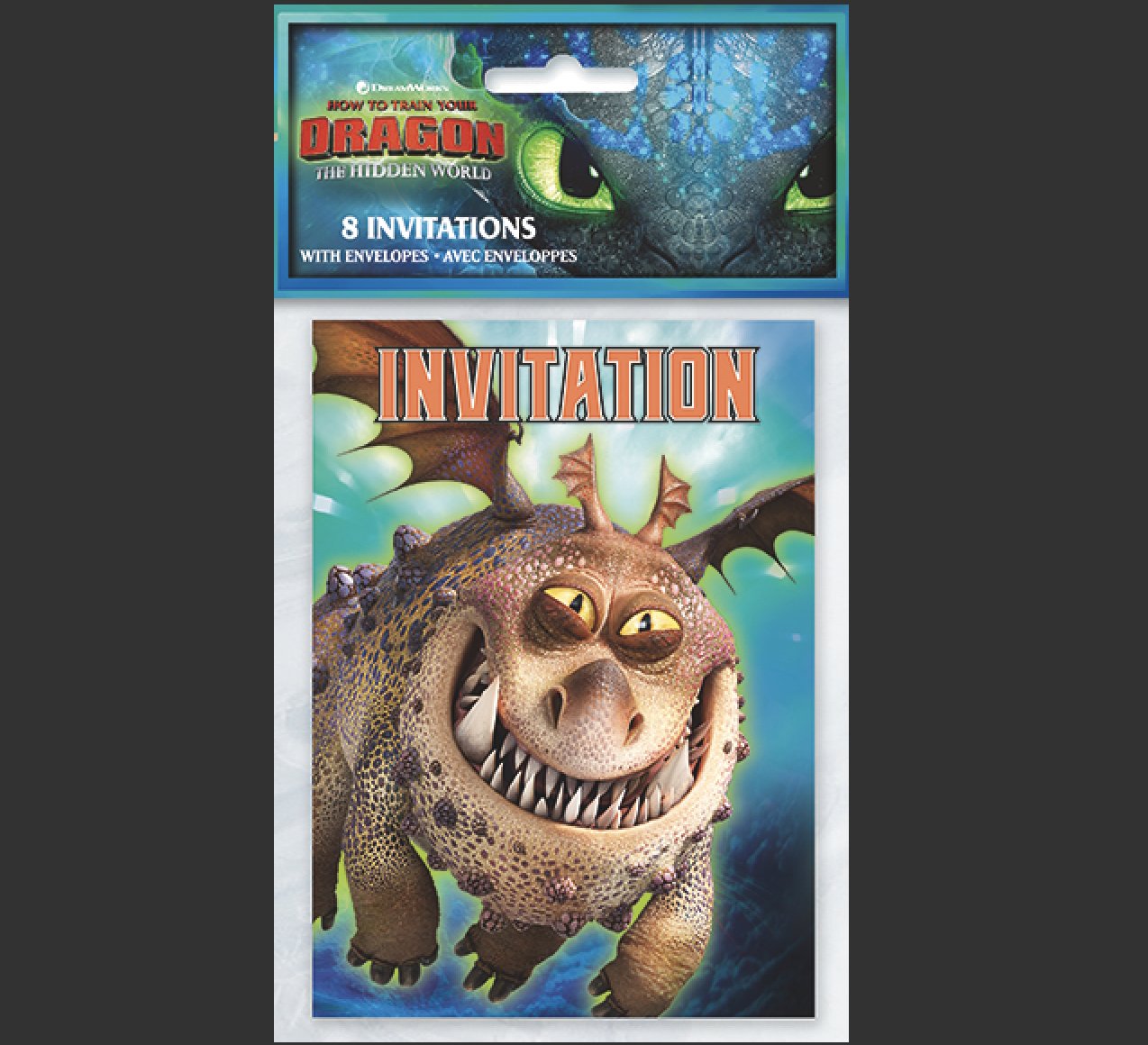 Invitations (8Pc) - Dragons - Party Shop