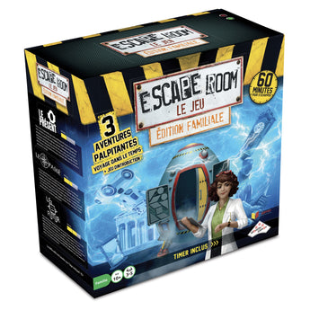 Jeux De Société - Escape Room - Coffret De Base Édition Familiale Voyage Dans Le Temps (3 Scénarios) - Fr - Party Shop