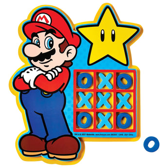 Jeux En Foam 7 1/4" X 6" Xoxo - Super Mario - Party Shop