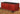 RUBIES - Jupe de table 29po x 14pi - Rouge métallique - Party Shop