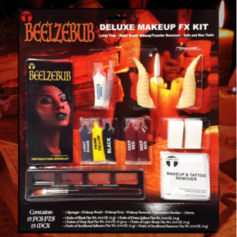 Kit De Maquillage & Prothèse Deluxe - Beelzebub - Party Shop