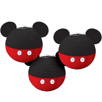 Lanternes En Papier (3) - Disney Mickey Mouse - Party Shop