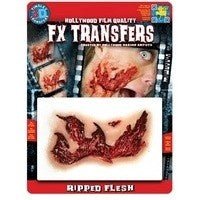 Large 3D Fx Transfers - Ripped Flesh - Party Shop