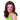 RUBIES - Masque De Type Loup - Mauve - Party Shop