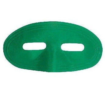 Masque Domino En Tissus - Vert - Party Shop