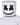 FUN WORLD - Masque Mi-Tête Adolescent - Marshmello - Party Shop