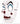 RUBIES - Masque Transparent - Clown - Party Shop