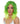 WESTBAY - Long mojito green wig for women – premium costume wig for Halloween, cosplay fairy, or fantasy character- Party Shop