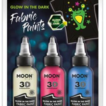Moon Glow - Peinture Pour Tissu "Glow In The Dark" - Party Shop