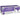 Amscan - Nappe En Plastique 54Po X 126Ft Avec Lame De Coupe - Lavande - Party Shop