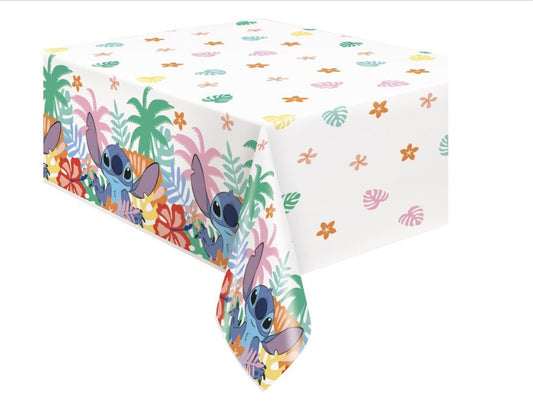 Unique - Nappe rectangulaire en plastique 54" x 84" - Stitch - Party Shop