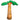 SUNSTAR INDUSTRIES - Palmier Gonflable 8' (2.4M) - Party Shop