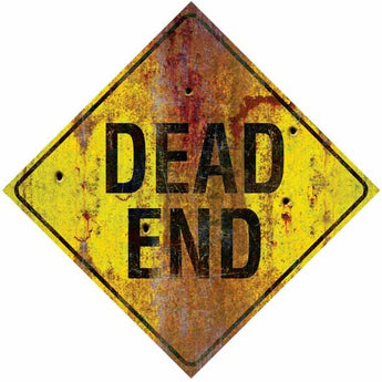 Panneau En Métal "Dead End" - Party Shop