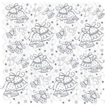 Papier Emballage (30" X 5') - Mariage Cloches - Party Shop