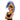 Disguise - Perruque Adulte - Barb Rainbow - Party Shop