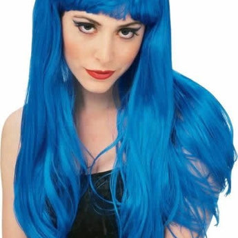 Perruque Adulte - Glamour Bleu - Party Shop