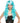 WESTBAY - Perruque Adulte - Haut De Gamme Melrose Bleu Pâle - Party Shop