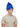 WESTBAY - Perruque Haute Gamme - Troll Bleu - Party Shop