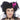 RUBIES - Pince À Cheveux - Burlesque Noir & Rose - Party Shop