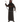 Ram Skull Demon adult costume with hooded mask, black robe, and gloves. Terrifying Halloween outfit for horror cosplay or haunted house events.- Funworld - Party Shop