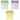 Amscan - Sacs Organza (12) Vert/Jaune/Lavande - Party Shop