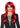 Underwrpas- Sassy wig – Colorful short wig available in multiple shades. Fun costume accessory for Halloween, carnival, cosplay, disco parties and themed events -Party shop