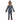 Scare Creep child costume with creepy mask, long finger gloves, collar, belt, and hat – perfect for a scary Halloween scarecrow look. - Funworld - Party Shop