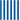 Unique - Serviettes À Cocktail (16) - Lignés Bleu & Blanc - Party Shop