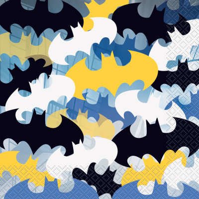 Unique - Serviettes De Table (16Pc) - Batman - Party Shop