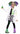 FUN WORLD - Teen girl laboratory costume with lab coat, apron dress front, fun specs, bow tie, and footless tights – perfect Halloween science cosplay outfit - Party Shop