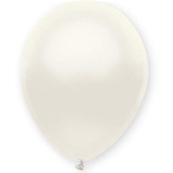 Sac de 12 Ballons Funsational - Blanc Perlé