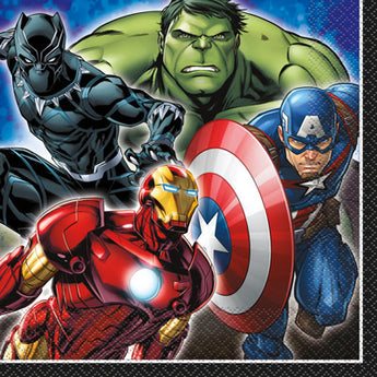 Serviettes De Table (16) - Avengers De Marvel - Party Shop